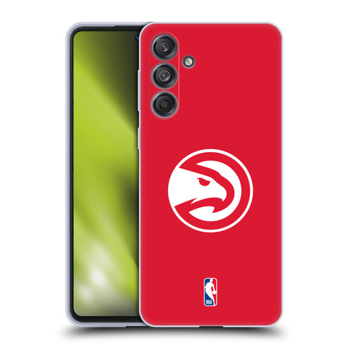 NBA Atlanta Hawks Logo Red Soft Gel Case for Samsung Galaxy M55 5G