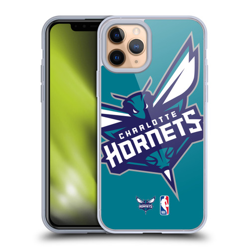 NBA Charlotte Hornets Logo Oversized Soft Gel Case for Apple iPhone 11 Pro & MagSafe