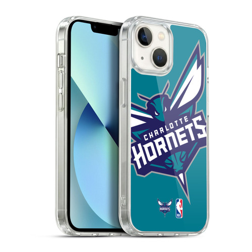 NBA Charlotte Hornets Logo Oversized Soft Gel Case for Apple iPhone 13