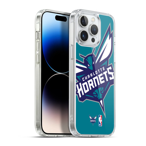 NBA Charlotte Hornets Logo Oversized Soft Gel Case for Apple iPhone 13 Pro Max & MagSafe