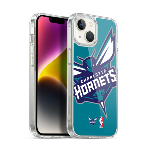 NBA Charlotte Hornets Logo Oversized Soft Gel Case for Apple iPhone 14