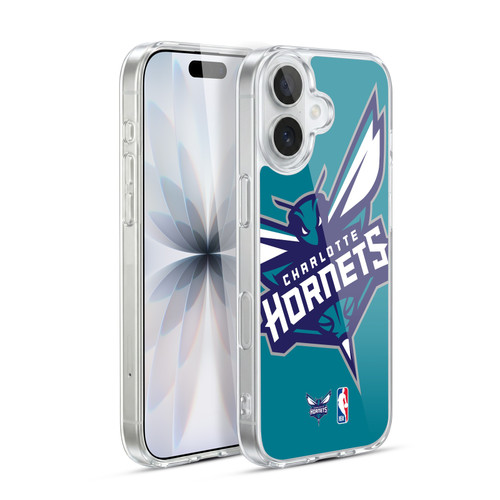 NBA Charlotte Hornets Logo Oversized Soft Gel Case for Apple iPhone 17