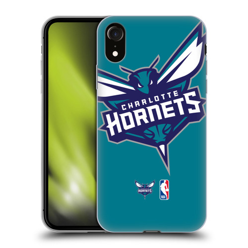 NBA Charlotte Hornets Logo Oversized Soft Gel Case for Apple iPhone XR