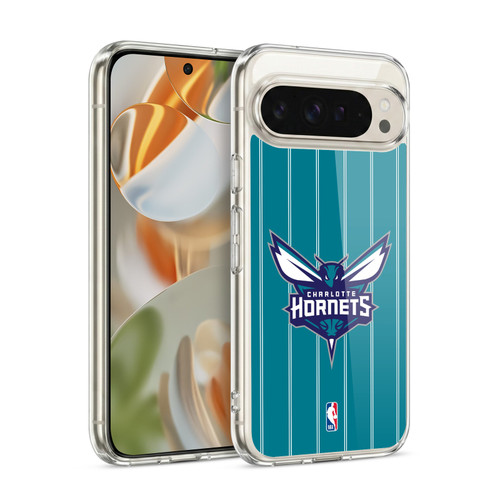 NBA Charlotte Hornets Logo Teal Design Soft Gel Case for Google Pixel 9 / Pixel 9 Pro