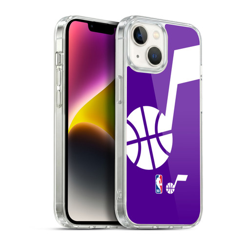 NBA Utah Jazz Logo Oversized Soft Gel Case for Apple iPhone 14