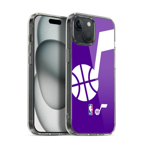 NBA Utah Jazz Logo Oversized Soft Gel Case for Apple iPhone 15 & MagSafe