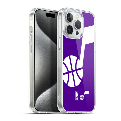 NBA Utah Jazz Logo Oversized Soft Gel Case for Apple iPhone 15 Pro Max & MagSafe
