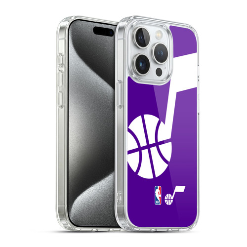 NBA Utah Jazz Logo Oversized Soft Gel Case for Apple iPhone 15 Pro & MagSafe