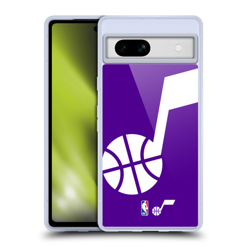 NBA Utah Jazz Logo Oversized Soft Gel Case for Google Pixel 7a