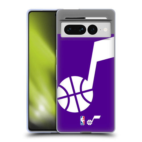 NBA Utah Jazz Logo Oversized Soft Gel Case for Google Pixel 7 Pro
