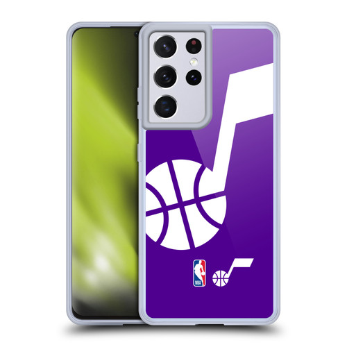 NBA Utah Jazz Logo Oversized Soft Gel Case for Samsung Galaxy S21 Ultra 5G & MagSafe
