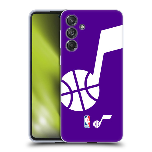 NBA Utah Jazz Logo Oversized Soft Gel Case for Samsung Galaxy M55 5G