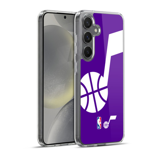 NBA Utah Jazz Logo Oversized Soft Gel Case for Samsung Galaxy S24+ 5G & MagSafe