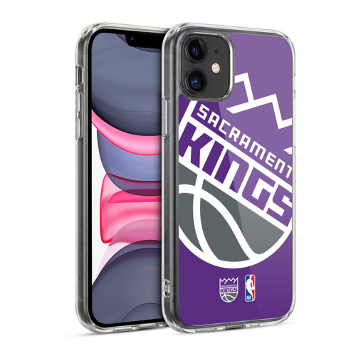 NBA Sacramento Kings Logo Oversized Soft Gel Case for Apple iPhone 11