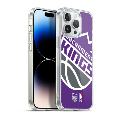 NBA Sacramento Kings Logo Oversized Soft Gel Case for Apple iPhone 13 Pro Max & MagSafe