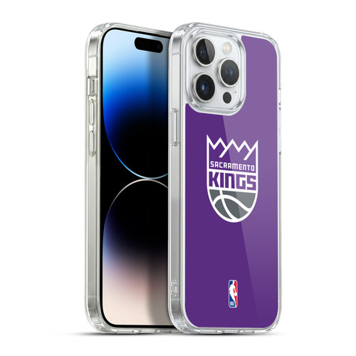 NBA Sacramento Kings Logo Purple Soft Gel Case for Apple iPhone 13 Pro Max & MagSafe