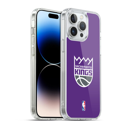 NBA Sacramento Kings Logo Purple Soft Gel Case for Apple iPhone 14 Pro Max & MagSafe