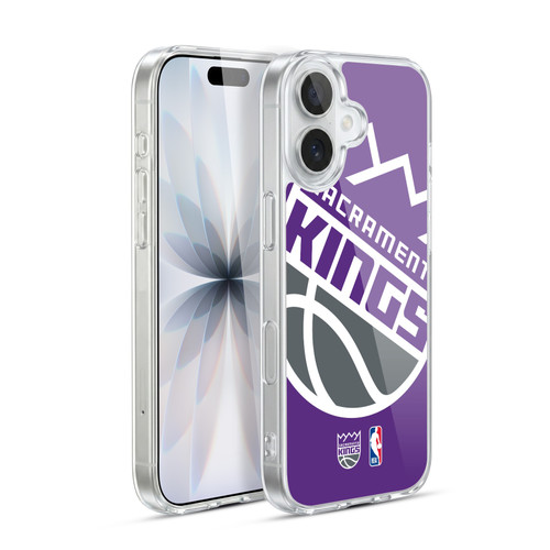 NBA Sacramento Kings Logo Oversized Soft Gel Case for Apple iPhone 17