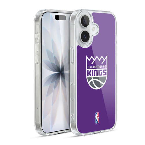 NBA Sacramento Kings Logo Purple Soft Gel Case for Apple iPhone 17