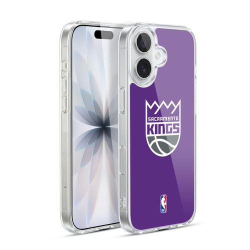 NBA Sacramento Kings Logo Purple Soft Gel Case for Apple iPhone 17