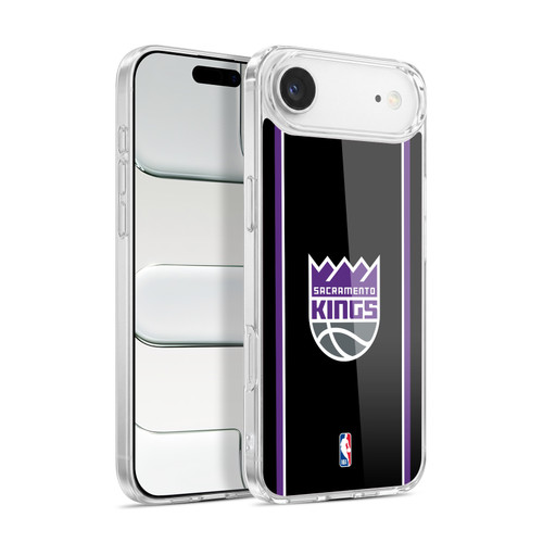 NBA Sacramento Kings Logo Black Design Soft Gel Case for Apple iPhone 17 Air
