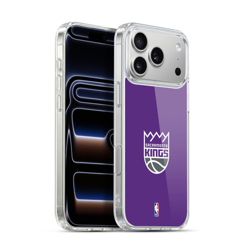 NBA Sacramento Kings Logo Purple Soft Gel Case for Apple iPhone 17 Pro Max