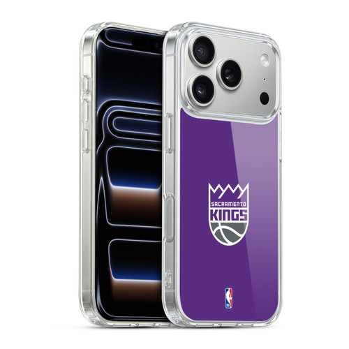 NBA Sacramento Kings Logo Purple Soft Gel Case for Apple iPhone 17 Pro