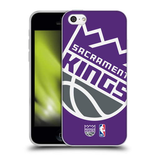 NBA Sacramento Kings Logo Oversized Soft Gel Case for Apple iPhone 5c