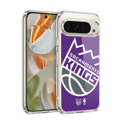 NBA Sacramento Kings Logo Oversized Soft Gel Case for Google Pixel 9 / Pixel 9 Pro