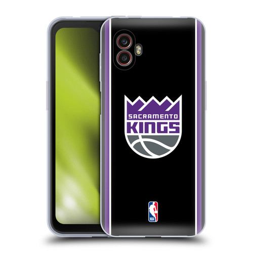 NBA Sacramento Kings Logo Black Design Soft Gel Case for Samsung Galaxy Xcover6 Pro/Pro2