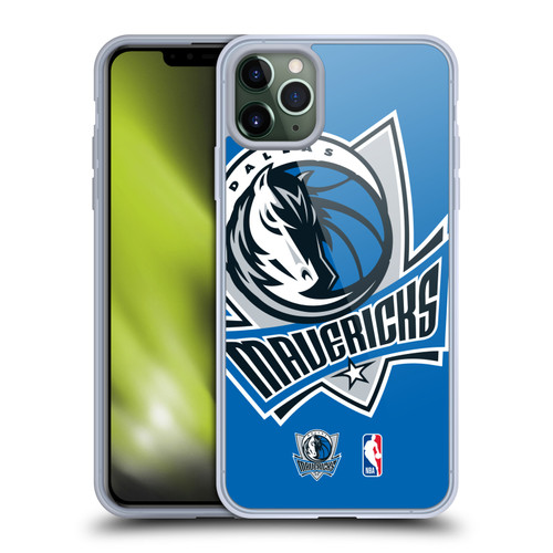 NBA Dallas Mavericks Logo Oversized Soft Gel Case for Apple iPhone 11 Pro Max & MagSafe