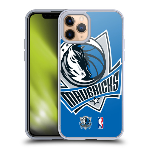 NBA Dallas Mavericks Logo Oversized Soft Gel Case for Apple iPhone 11 Pro & MagSafe