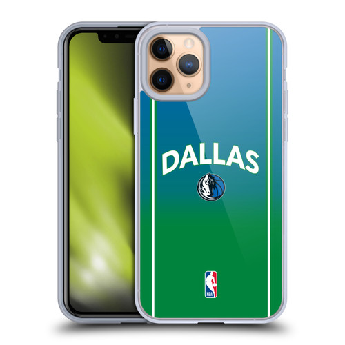 NBA Dallas Mavericks Logo Retro Design Soft Gel Case for Apple iPhone 11 Pro & MagSafe