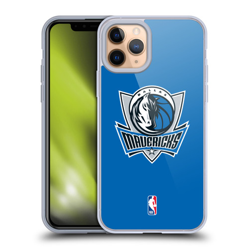 NBA Dallas Mavericks Logo Royal Blue Soft Gel Case for Apple iPhone 11 Pro & MagSafe