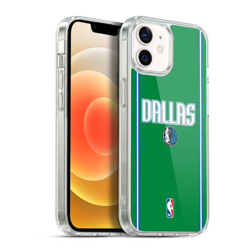 NBA Dallas Mavericks Logo Green Design Soft Gel Case for Apple iPhone 12 / iPhone 12 Pro & MagSafe