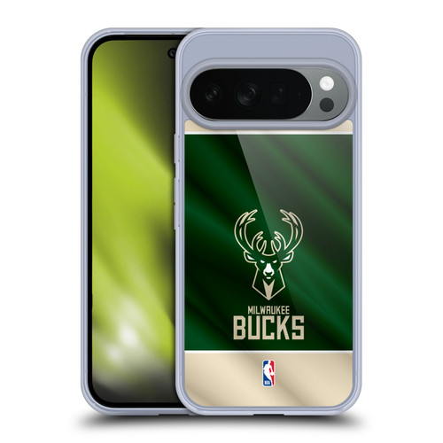 NBA Milwaukee Bucks Horizontal Banner Soft Gel Case for Google Pixel 10