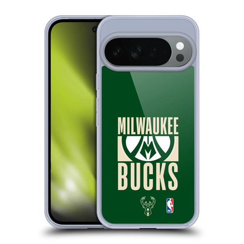 NBA Milwaukee Bucks Typography Soft Gel Case for Google Pixel 10