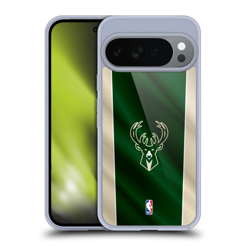 NBA Milwaukee Bucks Vertical Banner Soft Gel Case for Google Pixel 10