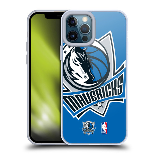NBA Dallas Mavericks Logo Oversized Soft Gel Case for Apple iPhone 12 Pro Max & MagSafe