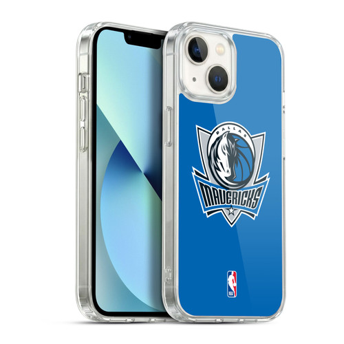 NBA Dallas Mavericks Logo Royal Blue Soft Gel Case for Apple iPhone 13