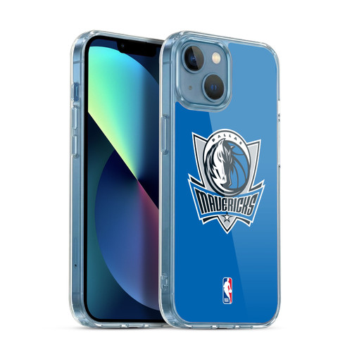 NBA Dallas Mavericks Logo Royal Blue Soft Gel Case for Apple iPhone 13 Mini & MagSafe