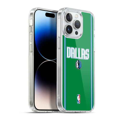 NBA Dallas Mavericks Logo Green Design Soft Gel Case for Apple iPhone 13 Pro Max & MagSafe