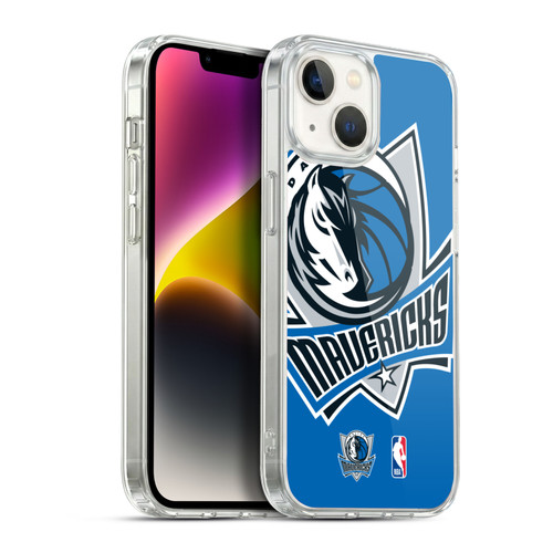 NBA Dallas Mavericks Logo Oversized Soft Gel Case for Apple iPhone 14