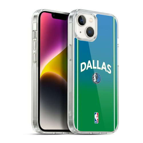 NBA Dallas Mavericks Logo Retro Design Soft Gel Case for Apple iPhone 14 Plus & MagSafe