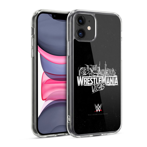 WWE Wrestlemania 42 Key Art Logo Soft Gel Case for Apple iPhone 11