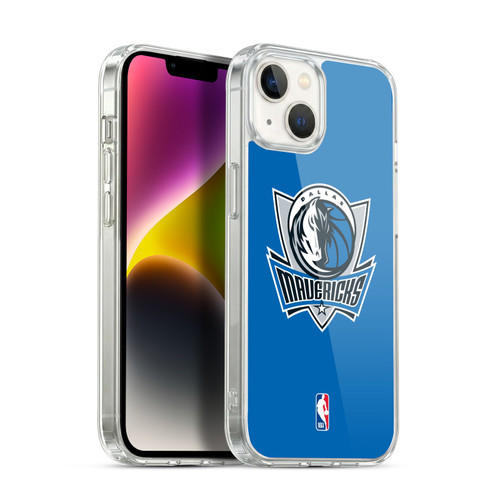 NBA Dallas Mavericks Logo Royal Blue Soft Gel Case for Apple iPhone 14 Plus & MagSafe