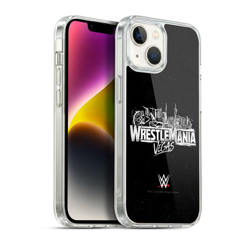 WWE Wrestlemania 42 Key Art Logo Soft Gel Case for Apple iPhone 14