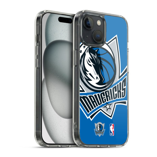 NBA Dallas Mavericks Logo Oversized Soft Gel Case for Apple iPhone 15 & MagSafe