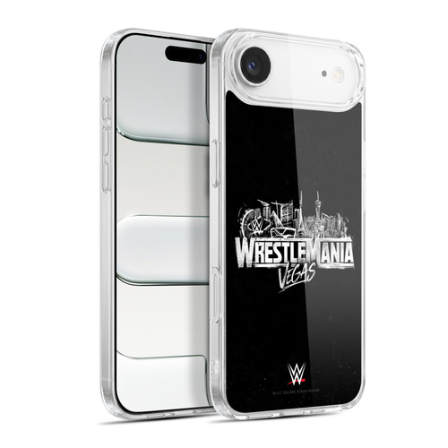 WWE Wrestlemania 42 Key Art Logo Soft Gel Case for Apple iPhone 17 Air