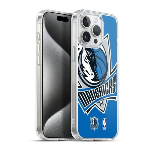 NBA Dallas Mavericks Logo Oversized Soft Gel Case for Apple iPhone 15 Pro Max & MagSafe